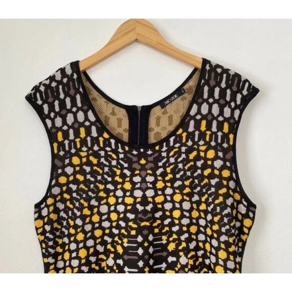 Nic + Zoe Jagged Dot Knit Fit n’ Flare Dress XL - Picture 3 of 6